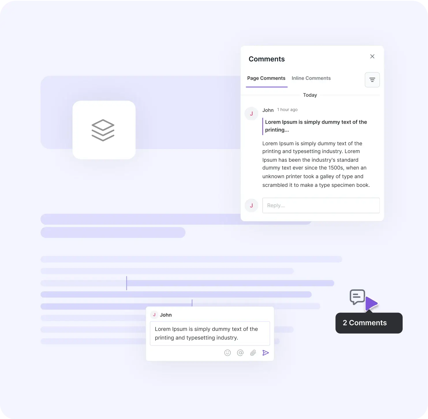 Inline & page comments