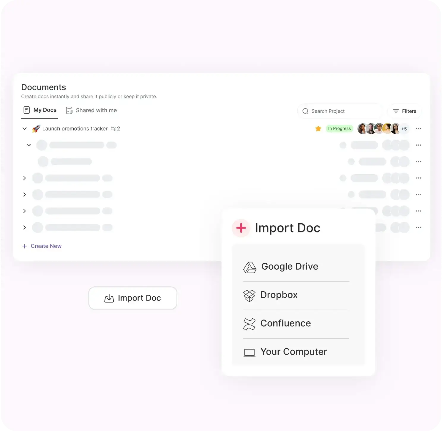 Importing external Docs