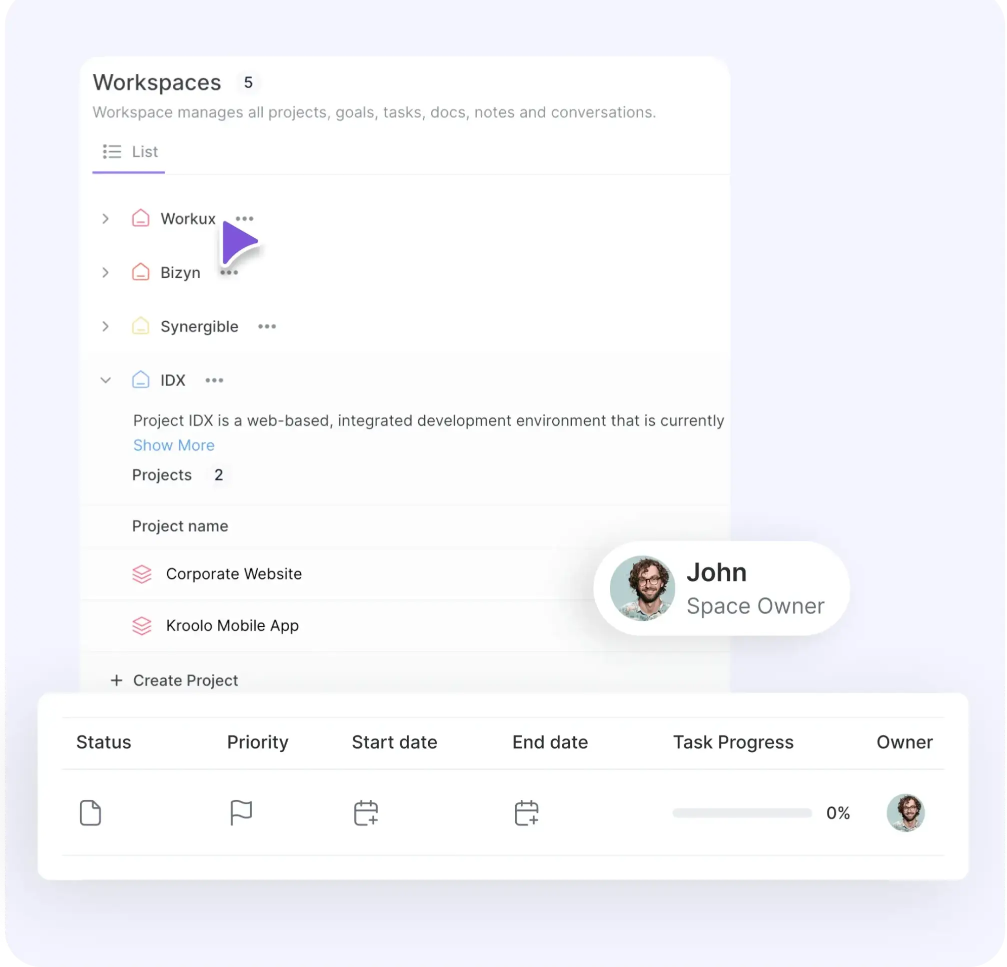 AI-based Project management software